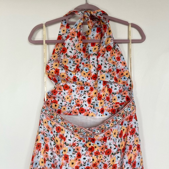 Agua by Agua Bendita Magnolia Printed Linen Halter Maxi Dress - Picture 10 of 16